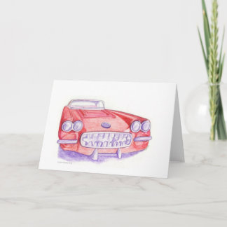 Carte de voiture rouge jouets