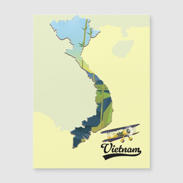 carte de voyage au Vietnam (Devant)