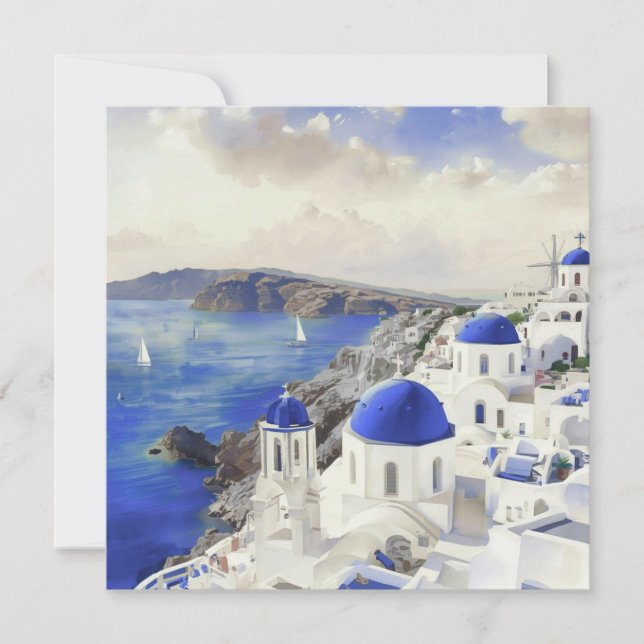 Carte de voyage Blue Dome (Devant)
