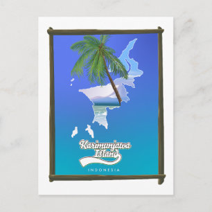 carte de voyage de l'île de Sumba en Indonésie