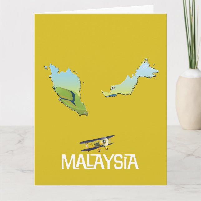 Carte de voyage de Malaisie (Devant)