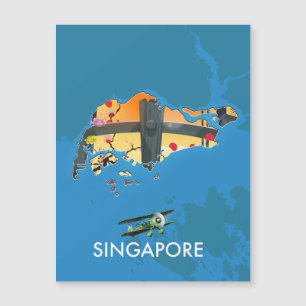 carte de voyage de Singapour