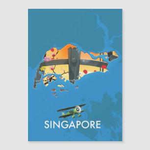 carte de voyage de Singapour
