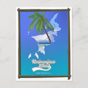 Carte de voyage de Sumba Island Indonésie