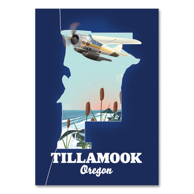 Carte de voyage de Tillamook Oregon (Par défaut)