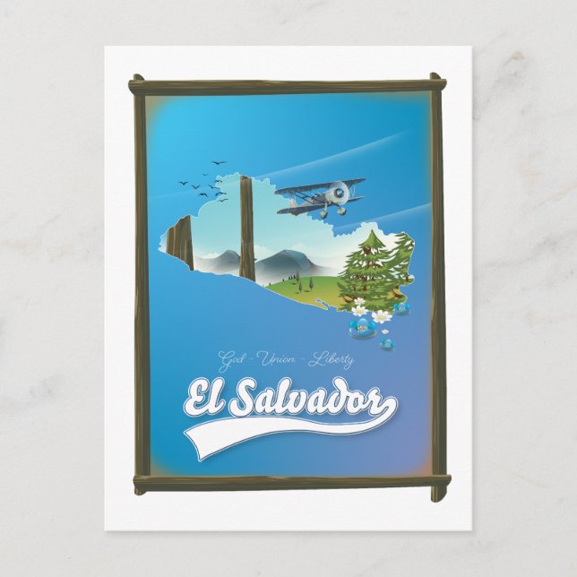 Carte de voyage d'El Salvador (Devant)