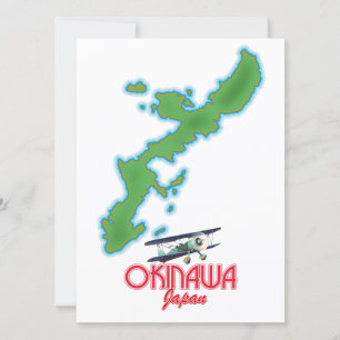 Carte de voyage du Japon d'Okinawa