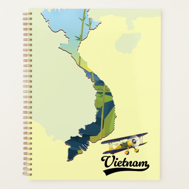 Carte de voyage du Vietnam (Devant)