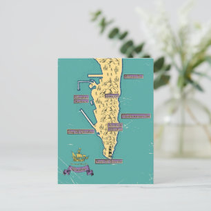 Carte de voyage illustrée de Gibraltar