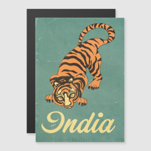 Carte de voyage illustrée de l'Inde