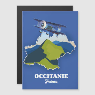 Carte de voyage Occitanie France