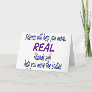 Carte De vrais amis