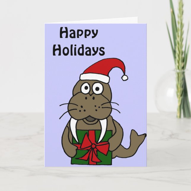 Carte de Walrus Christmas (Devant)