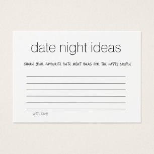 Carte de Wedding shower nuptiale de la date modern