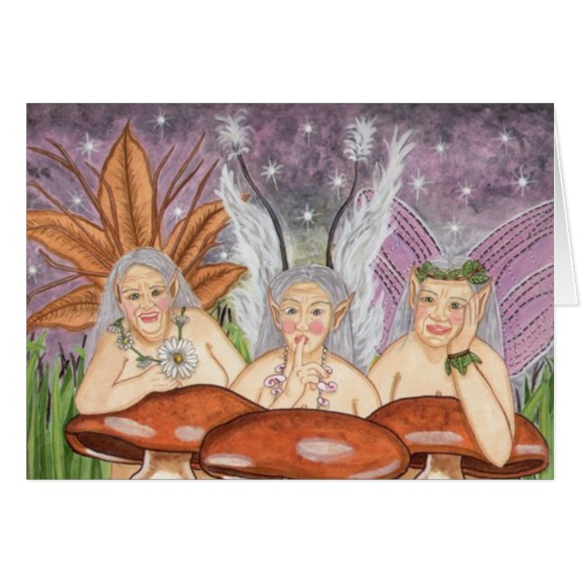 Carte de Wize Wimmin Fae (Devant horizontal)