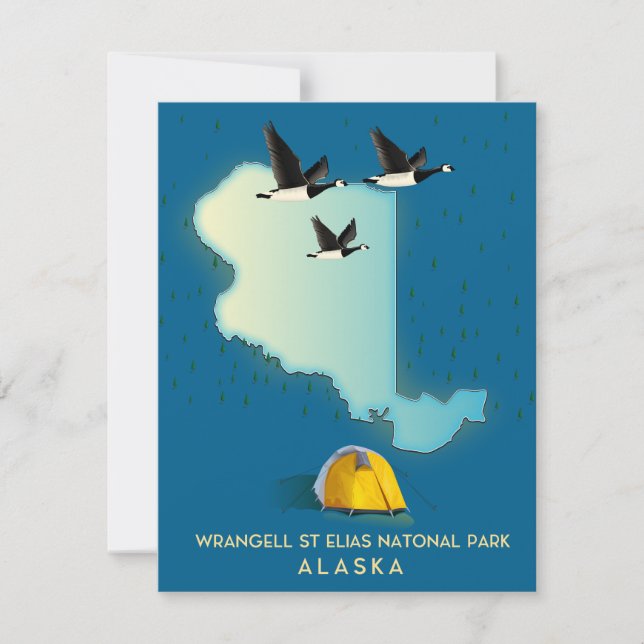 carte de wrangell st elias Alaska (Devant)