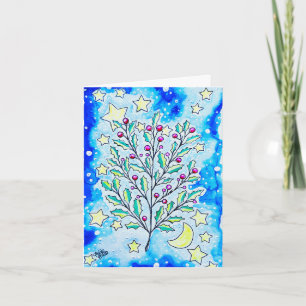 carte de Yule amusante