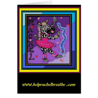 Carte de zèbre de Rachel Balleria