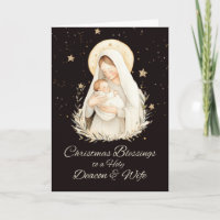 Deacon et les bénédictions de Noël de la femme Mad