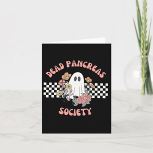 Carte Dead Pancreas Society Funny Ghost Diabetes