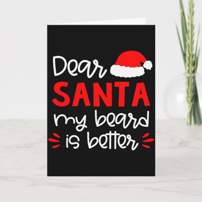 Carte Dear Santa Shirt Funny Matching Family Christmas P (Devant)