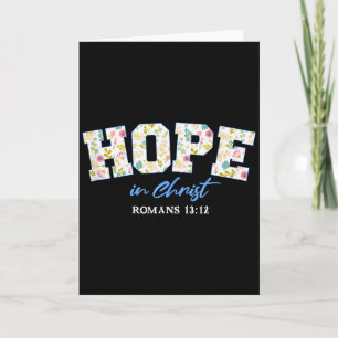 Carte Débardeur graphique floral avec verset biblique Ho