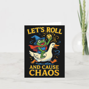 Carte Débarquons Et Semons Le Chaos Grenouille Magicien 