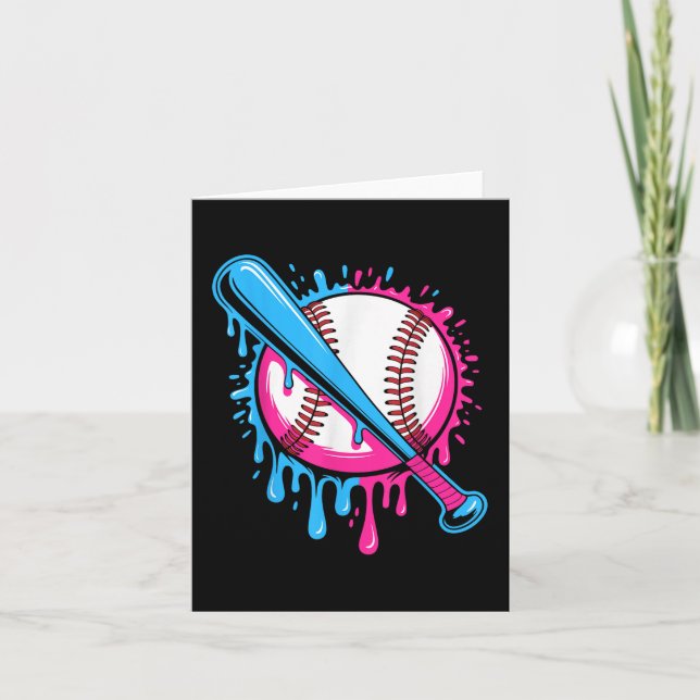 Carte Débit De Baseball Pour Garçons Ice Cream Drip Jeun (Devant)