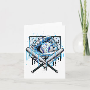 Carte Débit De Baseball Pour Garçons Ice Cream Drip Jeun