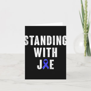 Carte Debout Avec Joe Support Énoncé De Campagne De Ruba