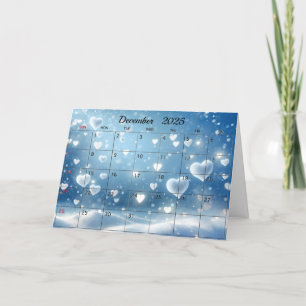 Carte Décembre 2025 Mois de Noël