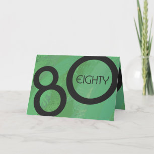 Carte Décennie verte 80e anniversaire