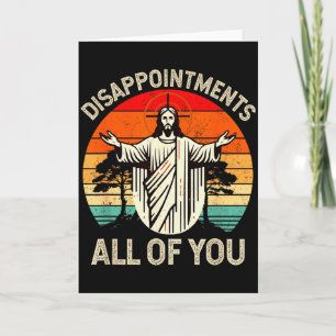 Carte Déception Rétro Vintage Vous Tous Chrétiens