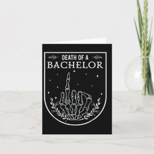Carte Décès D'Un Baccalauréat Éffrayant Saison Mariage M