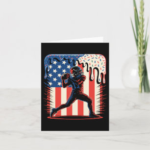 Carte Déchets de football Ice Cream Sprinkles 4 juillet 