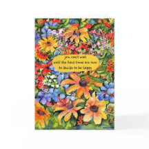 décider d'être heureux Folded Greeting Card