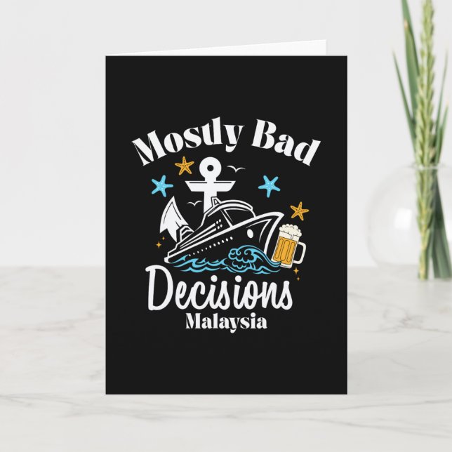 Carte Décisions Mostly D Malaisie Spring Break  (Devant)