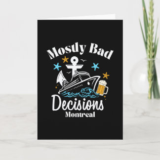 Carte Décisions Mostly D Montréal Spring Break 