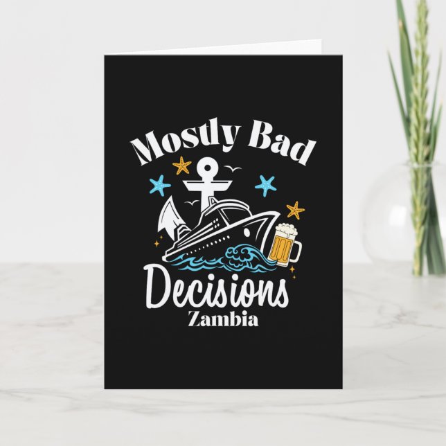 Carte Décisions Mostly D Zambie Spring Break  (Devant)