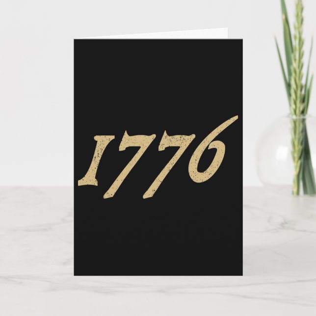 Carte Déclaration d'indépendance de 1776 Amérique États- (Devant)