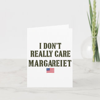 Carte Déclaration Margaret sans inquiétude Sticker Tee