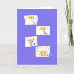 Carte Déconnexion émotionnelle sur la relation bleue