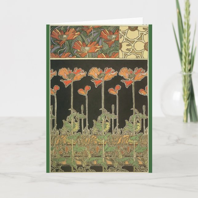 Carte ~ Decoratifs d'Alphonse Maria Mucha (Devant)