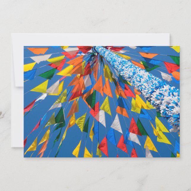 Carte Décoration de drapeau triangulaire (Devant)