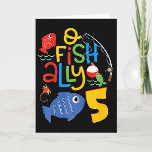 Carte Décorations d'anniversaire pour enfants O-fish-all