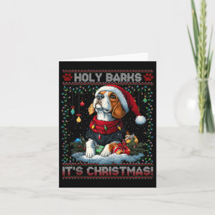 Carte Décorations d'arbre de Noël beagle Amoureux des ch