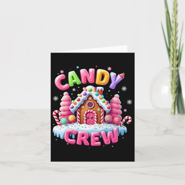 Carte Décorations de Candy Land Candy Crew Sucrerie (Devant)