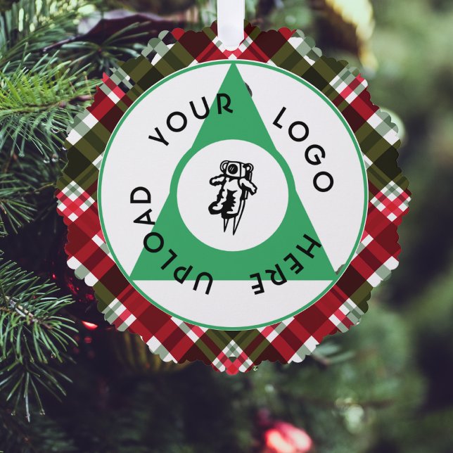 Carte Décorative Ajouter votre logo Noël (Créateur téléchargé)