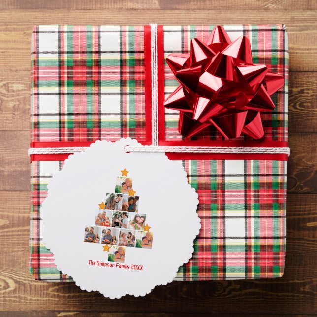 Carte Décorative Amusement personnalisé Famille Noël 11 Photo Colla (Insitu (Cadeau))