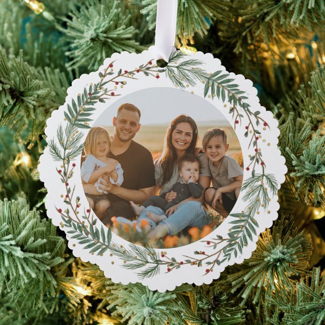 Carte Décorative Aquarelle Grains sèches et feuilles verts (Créateur téléchargé)